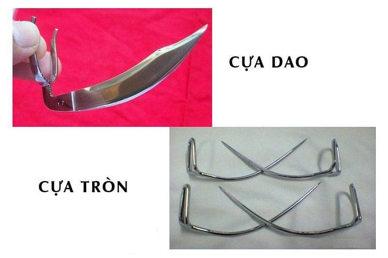Cựa dao và cựa tròn dùng trong đá gà cựa sắt