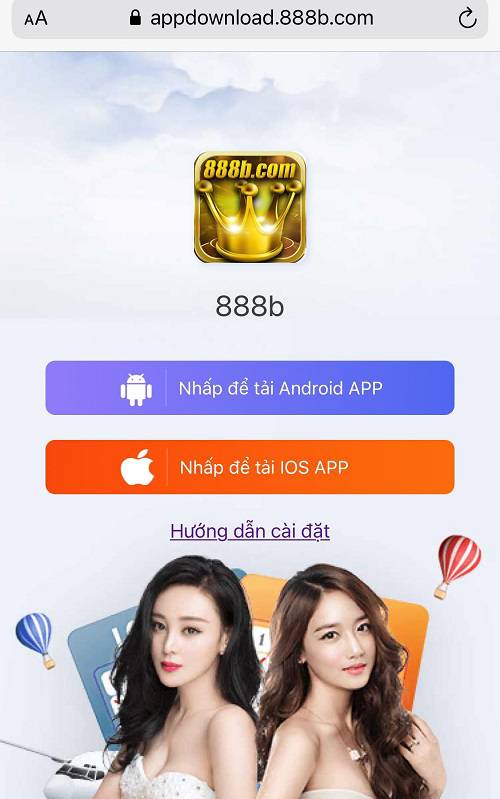 Tải app 888B ios bước 2