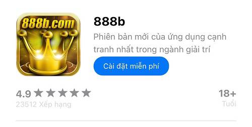 Tải app 888B ios bước 3